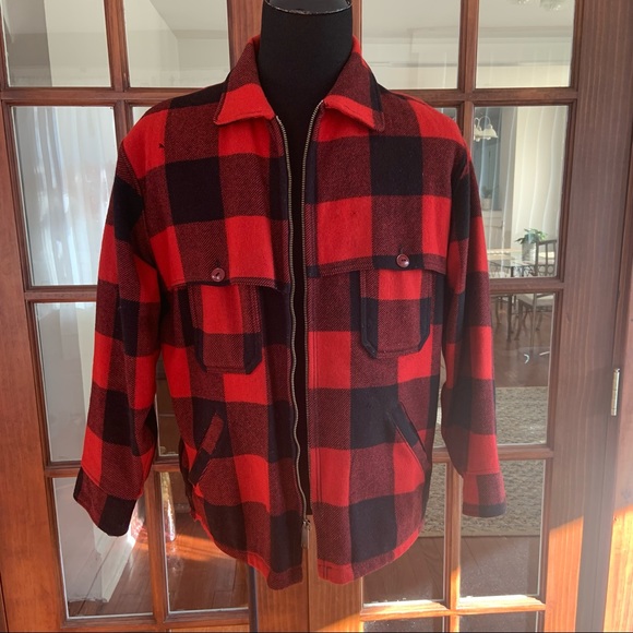 Vintage 1960’s Woolrich Buffalo Plaid Wool Jacket - Picture 13 of 13